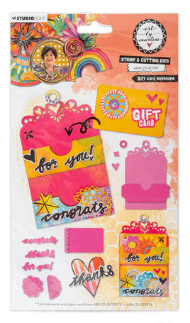 ABM - Art by Marlene - Gift Card Envelope Stamp and Cutting dies