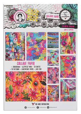 ABM - Collage Paper Colorful Collage Signature Collection 20 SH