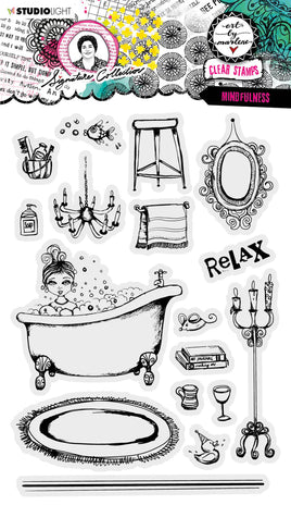 ABM Clear Stamp Mindfulness Signature Collection 265x153x1mm 17 PC nr.473