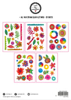 
              ABM - Washi Sticker Sheets Colorful Elements Signature Collection
            