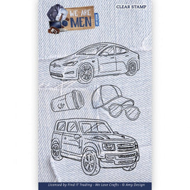 Amy Design - Clear Stamps - We Are Men - Cars