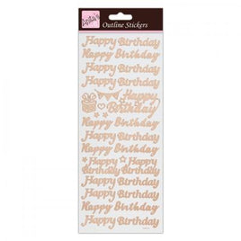 Peel-Off Stickers - Happy Birthday 118012