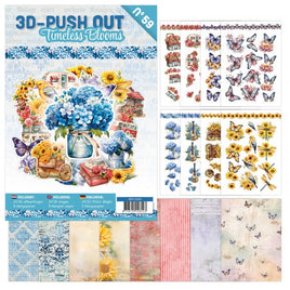 3D Push-Out Book 59 - Timeless Blooms