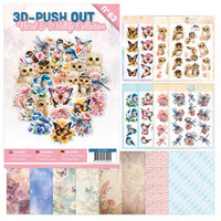 3D Push Out Book  63 - Floral & Wildlife Collection