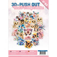 3D Push Out Book  63 - Floral & Wildlife Collection