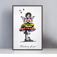 
              Andy Skinner Design - Pre Cut Rubber Stamp Set - Thinking of You
            