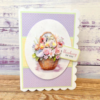 
              Katy Sue - 3D Die-Cut Decoupage - Floral Basket & Wreath
            