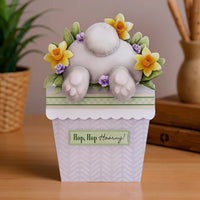 
              Katy Sue - Die Cut Decoupage –Bunny Tails & Flower Pots Card Making Kit
            