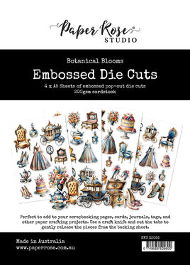 Paper Roses - Botanical Blooms Embossed Die Cuts 32055