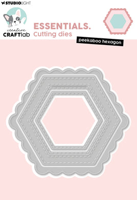 Creative Craftlab - Cutting Dies - Peekaboo hexagon