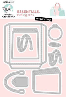 Studio Light •CCL Cutting Die Shopping Bags Essentials 9 PC