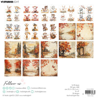 
              Creative Craftlab - Collage Paper Pad - Fall In Love Essentials 36 Sheets
            