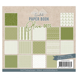 Card Deco Essentials - Paperbook - Olive patterns