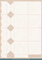 
              Stencil - Card Deco Essentials - Frosted Florals - Frosted Toffee Box - A4
            