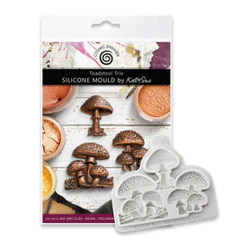 Cosmic Shimmer - Toadstool Trio Silicone Mould
