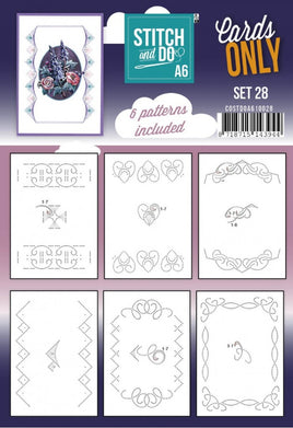 Stitch  and Do - Cards Only A6 - Set 28