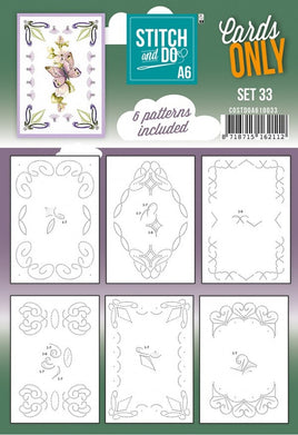 Stitch  and Do - Cards Only A6 - Set 33