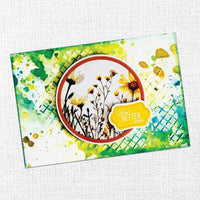 Paper Rose - Bees & Butterflies 6x8" Quick Cards Die Cuts 33732