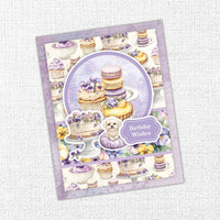 Paper Rose - Petals & Pansies 6x8" Quick Card Embossed Die Cuts 36430