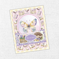 Paper Rose - Petals & Pansies 6x8" Quick Card Embossed Die Cuts 36430
