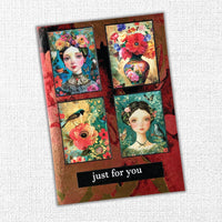 Paper Rose - Portraits in Bloom 6 x 8" Embossed Die Cuts 36580