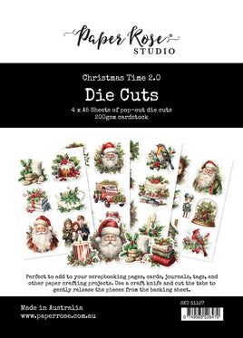Paper Rose - Christmas Time - die cuts