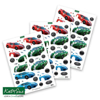
              Katy Sue - 3D Die Cut Decoupage – Fast Cars
            