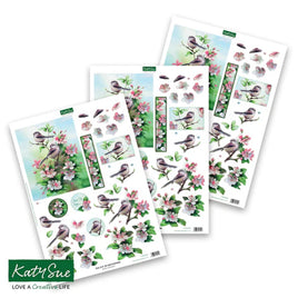 Katy Sue - 3D Die- Cut - Birds In Blossom