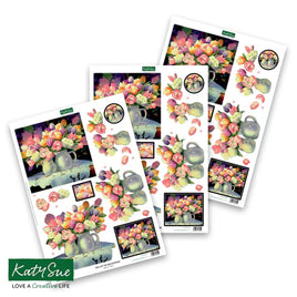 Katy Sue - 3D Die- Cut - Jugs of Tulips