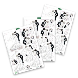 Katy Sue - 3D Die Cut Decoupage – Wedding Day