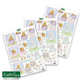 Katy Sue - 3D Die-Cut - Easter Bunnies