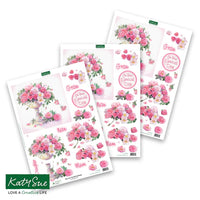 
              Katy Sue - 3D Die- Cut - Tumbling Roses
            