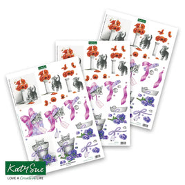 Katy Sue - 3D Die-Cut - Cute Cats