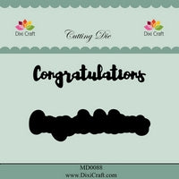 Dixi Craft - Cutting die - Congratulations