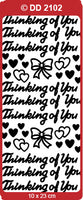 
              Outline Stickers -  Thinking of You
            