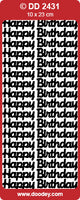 
              Peel-Off Stickers - Happy Birthday DD2431
            