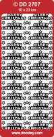 
              Peel-Off Stickers -Merry Christmas - DD2707
            