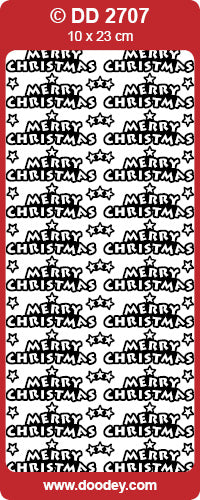 Peel-Off Stickers -Merry Christmas - DD2707