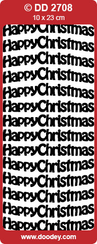 Peel-Off Stickers - Happy Christmas DD2708