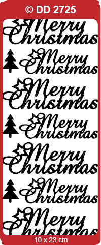 Peel-Off Stickers -Merry Christmas - DD2725