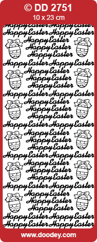 Peel-Off Stickers - Happy Easter DD2751