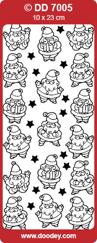 Peel-Off Stickers - Santa Claus
