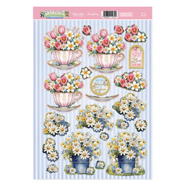 Hunkydory - Pretty Petals Decoupage Topper Sheet