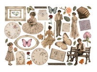 STAMPERIA - Printed Decorative Ephemera for Art and Craft - Flowers and Poems