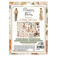 STAMPERIA - Printed Decorative Ephemera for Art and Craft - Flowers and Poems