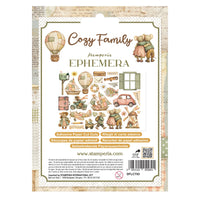 STAMPERIA - Printed Decorative Ephemera for Art and Craft - Cozy Family