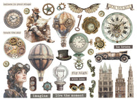 STAMPERIA - Printed decorative Die cuts for Art and Craft - Voyages Fantastiques