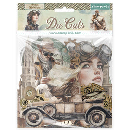 STAMPERIA - Printed decorative Die cuts for Art and Craft - Voyages Fantastiques