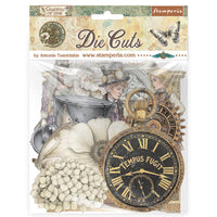 
              STAMPERIA - Printed decorative Die cuts for Art and Craft - Gardens of Time
            