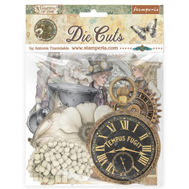 STAMPERIA - Printed decorative Die cuts for Art and Craft - Gardens of Time